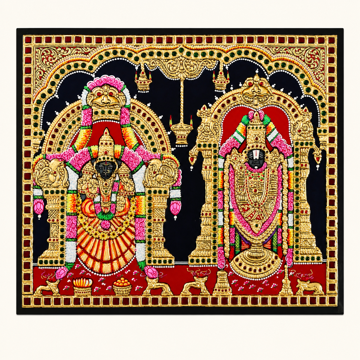 Balaji Thayar Tanjore Painting