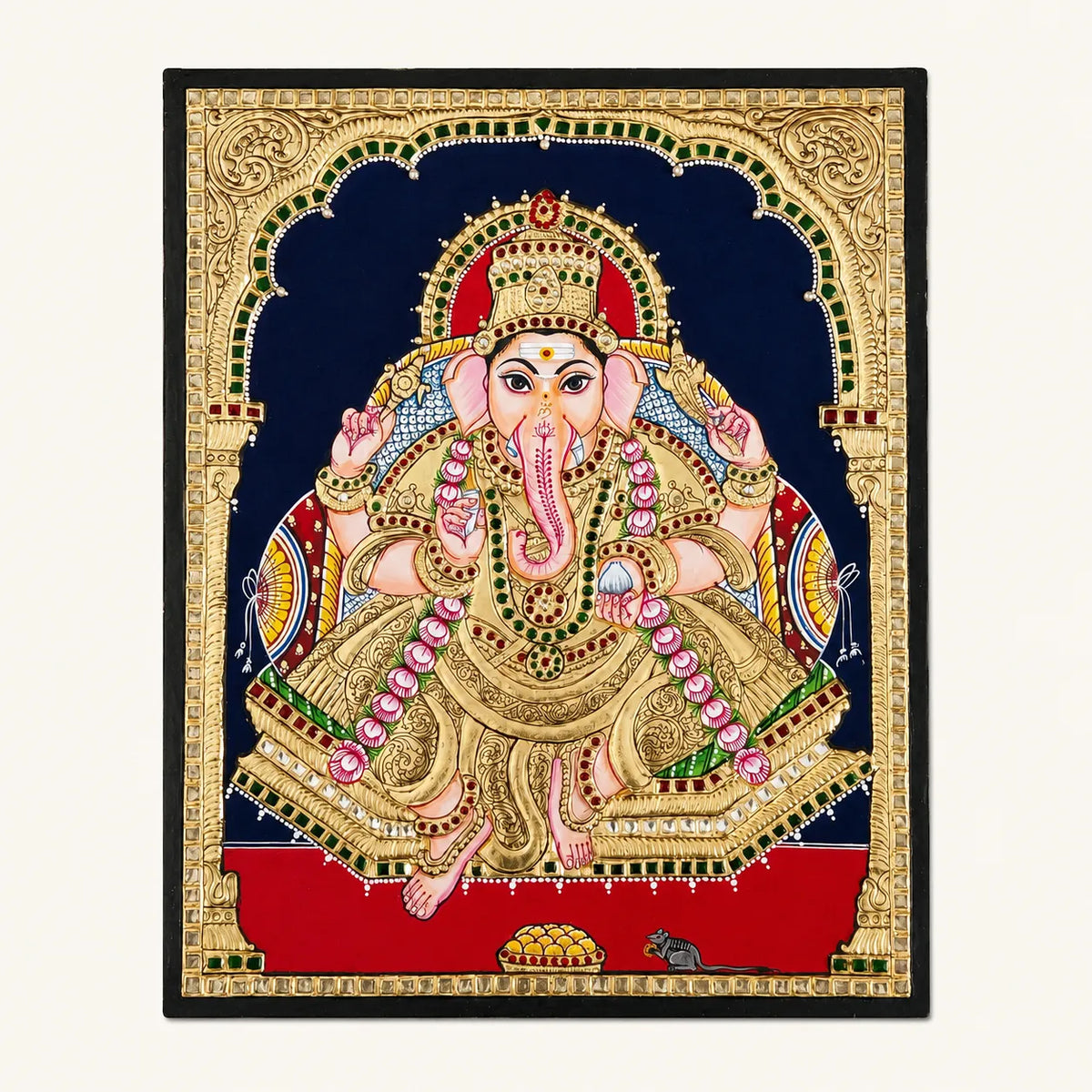 Ganesha Tanjore Painting