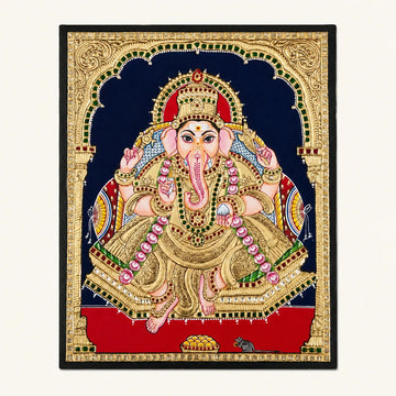 Ganesha Tanjore Painting