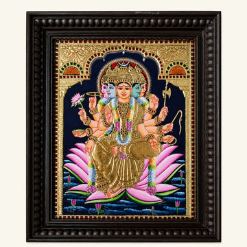 Gayatri Devi Tanjore Painting