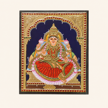 Goddess Lakshmi Tanjore Painting