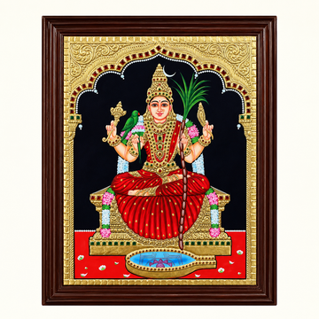 Kamatchi Amman Tanjore Painting