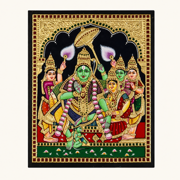Ramar Pattabishekam Tanjore Painting