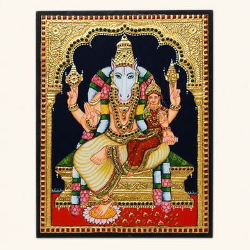 Lakshmi Hayagreeva Tanjore Painting