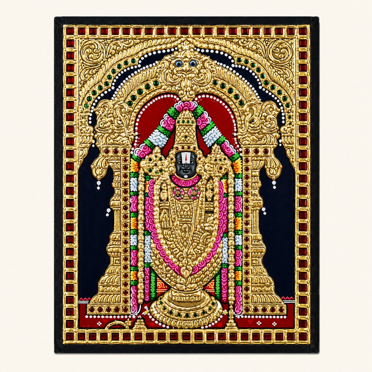 Tirupati Balaji Tanjore Painting
